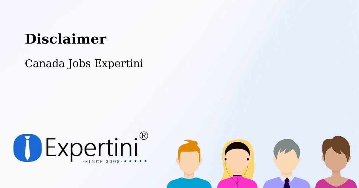 Disclaimer – Granby - Canada Jobs Expertini